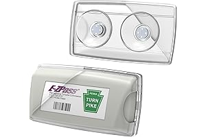 EZ Pass Holder with Super Strong Suction Cups for Windshield