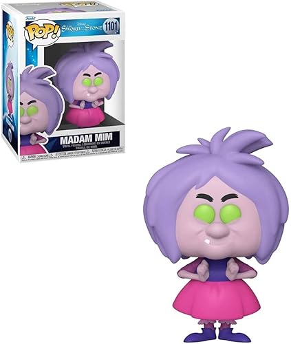 Miniatura 2 de POP Disney Sword in The Stone - Figura de vinilo de Madam Mim Funko (incluye funda protectora de caja compatible), multicolor, 3.75 pulgadas