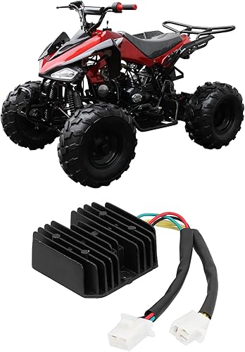 Miniatura 2 de Regulador de voltaje de 6 cables, buen regulador de voltaje de estabilización, diseño de hebilla rectificadora, reemplazo para ciclomotor de 250 cc,