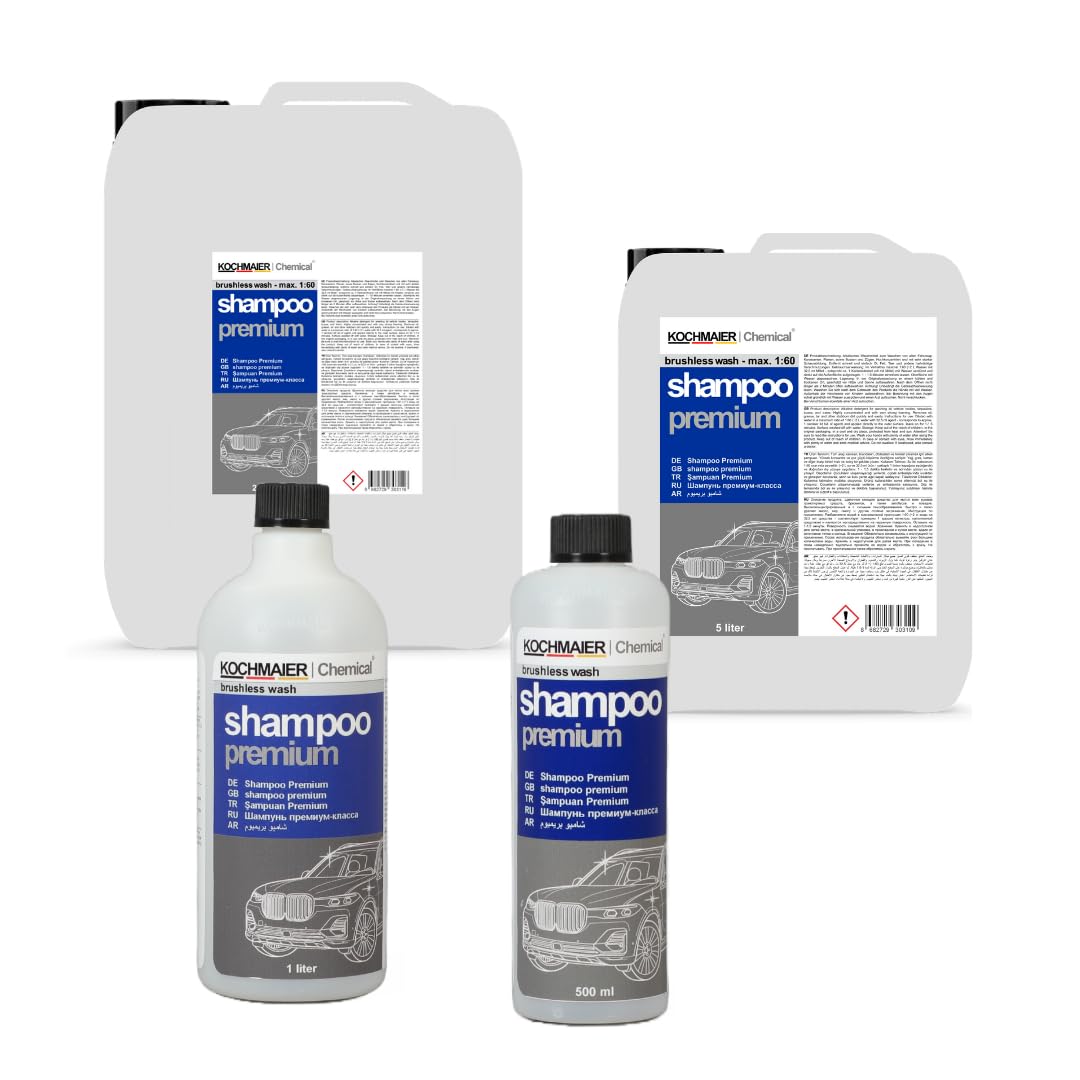 shampoo premium Oto Araç Cilalı Fırçasız Şampuan Temizleyici Kopüklü Snow Foam Yıkama…