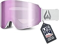 Wildhorn Maxfield Pro Ski Goggles Men Women - Fenom Lens Tech, 185° View, Anti-Fog, Magnetic Interchangeable Lenses, UV400