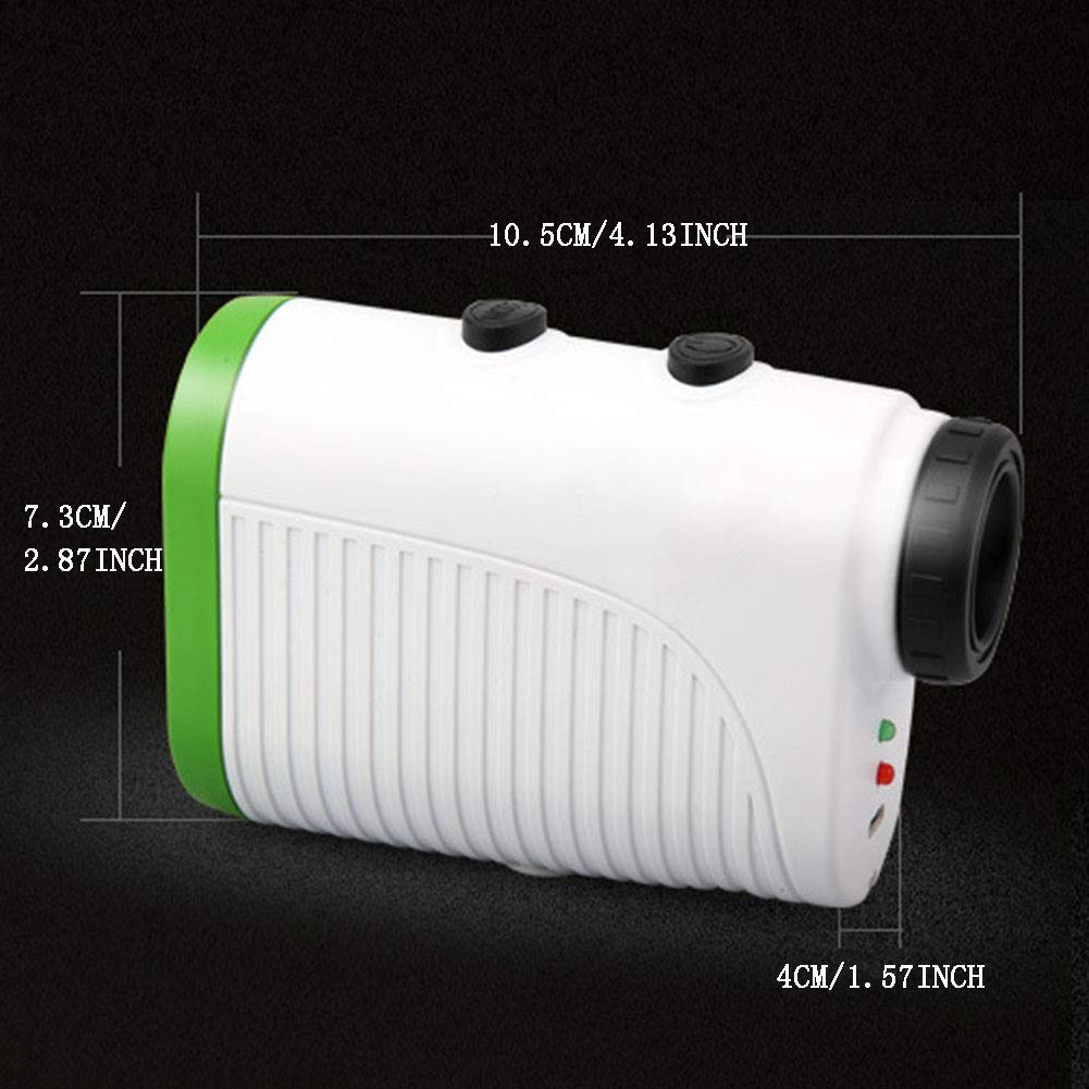 AIZYR Chercheur De Gamme De Golf, Imperméable Ordinateur De Poche Télémètre Laser - Télescope Télémétrique Laser, Six Fois Optique Distance/La Taille/La Vitesse/Angle