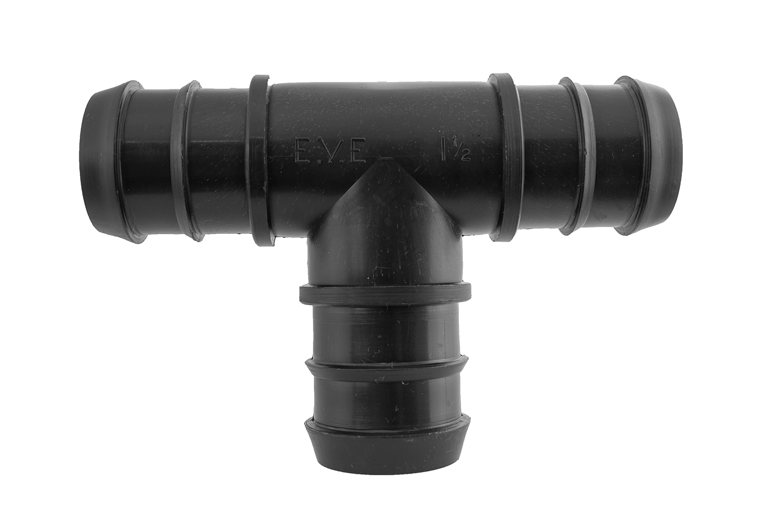 40mm(11/2") Corrugated Pond Pipe/Repair tee Connector,Ideal for use with Garden Pond Pumps,Filters or Waterfalls, (tee)
