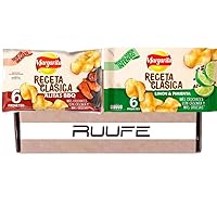 Vista 1 de Papas Margarita (paquete de 12) Patatas fritas extra crujientes alas BBQ y limón sabor a pimienta Papitas Margarita extra crocantes de Alitas BBQ