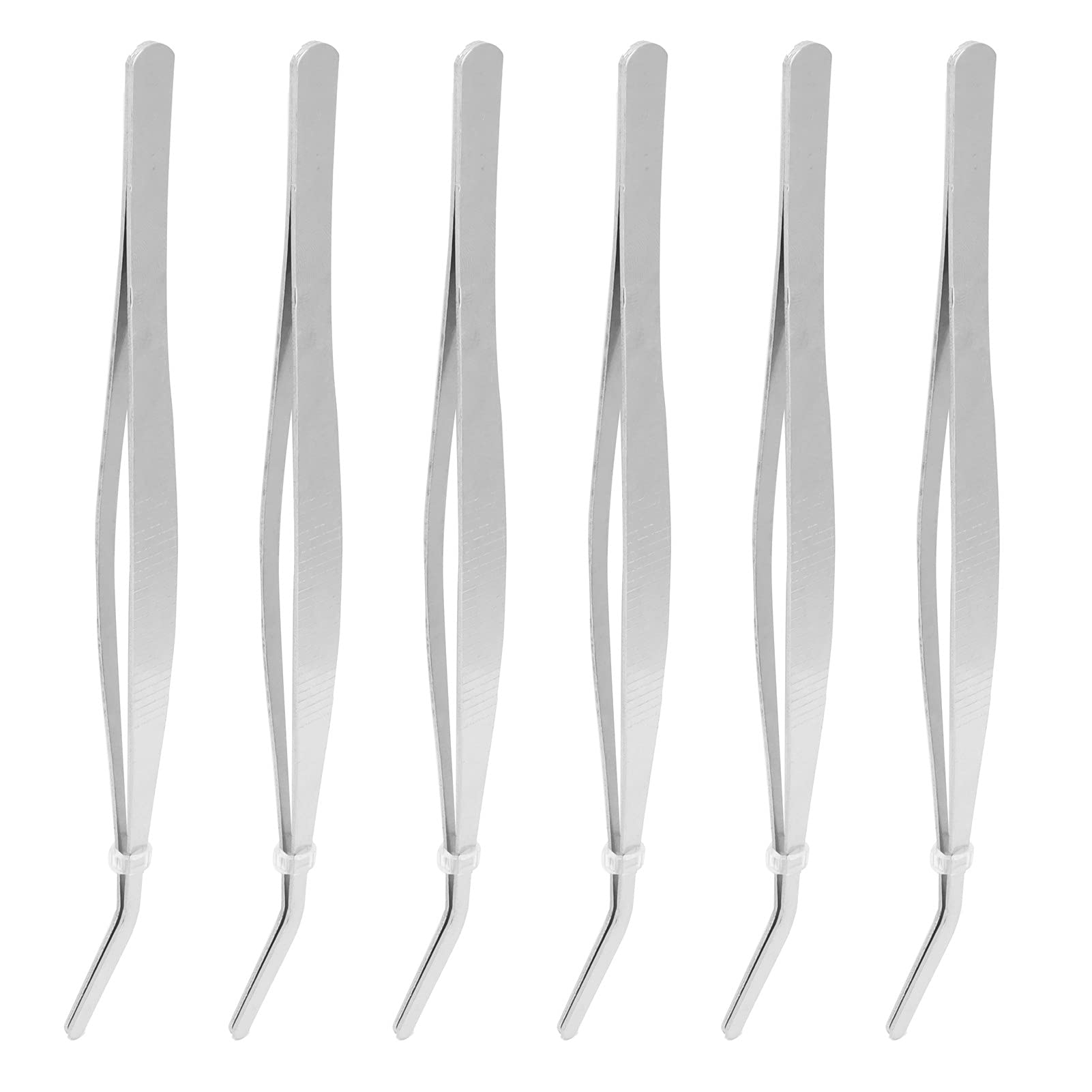 10PCS Stainless Steel Tweezer Curved Nippers Tools DIY Gardening Tools