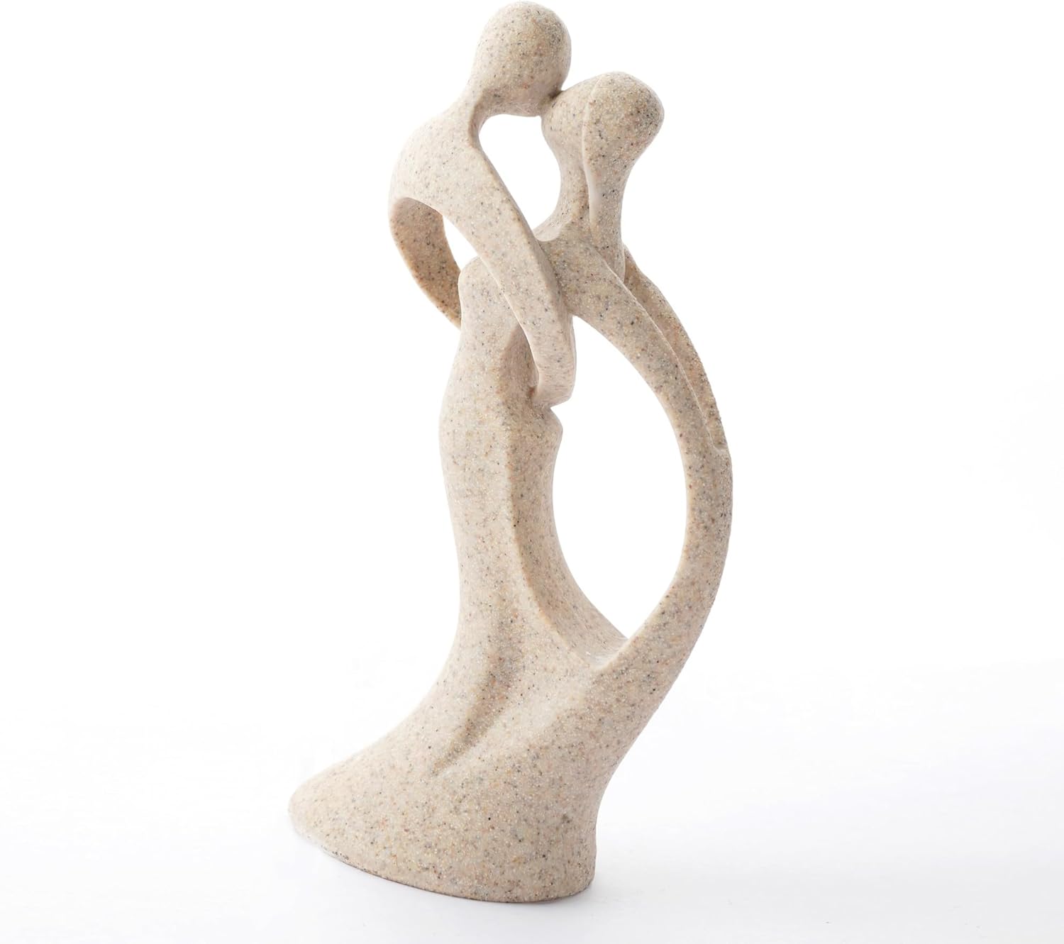 Modern Abstract Couple Statue, Kissing Lovers Sculpture Figurine for Home Decor Living Room Bedroom Bookshelf Office, Gift for Wedding Anniversaries, Love Decor Ornament for Couple Valentines - Image 3