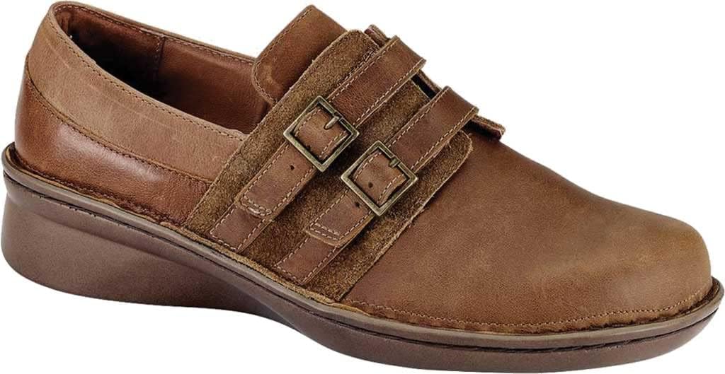 NAOT Footwear Women's Celesta Saddle Brown Lthr Combo Shoe 6 M US
