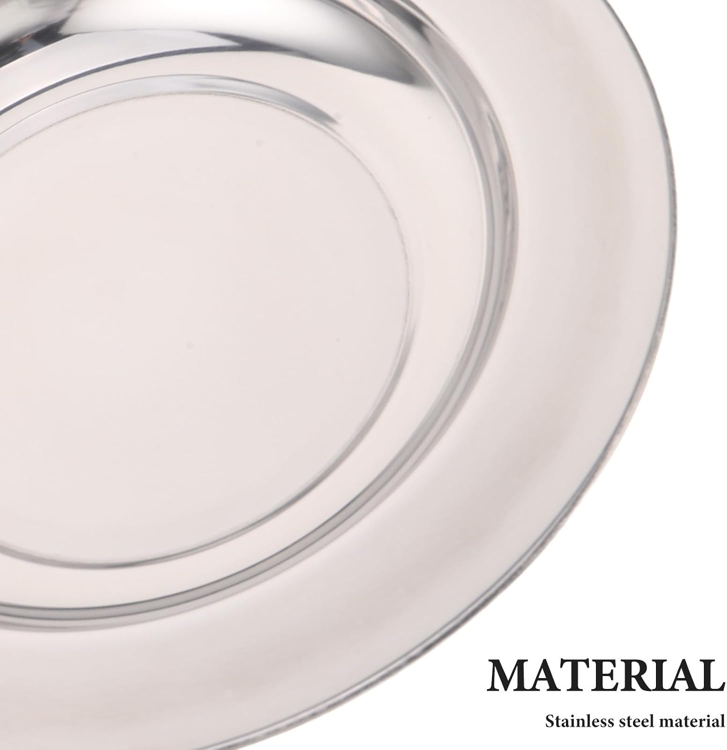 Stainless Steel Holy Communion Plate with Gold Cover for Church