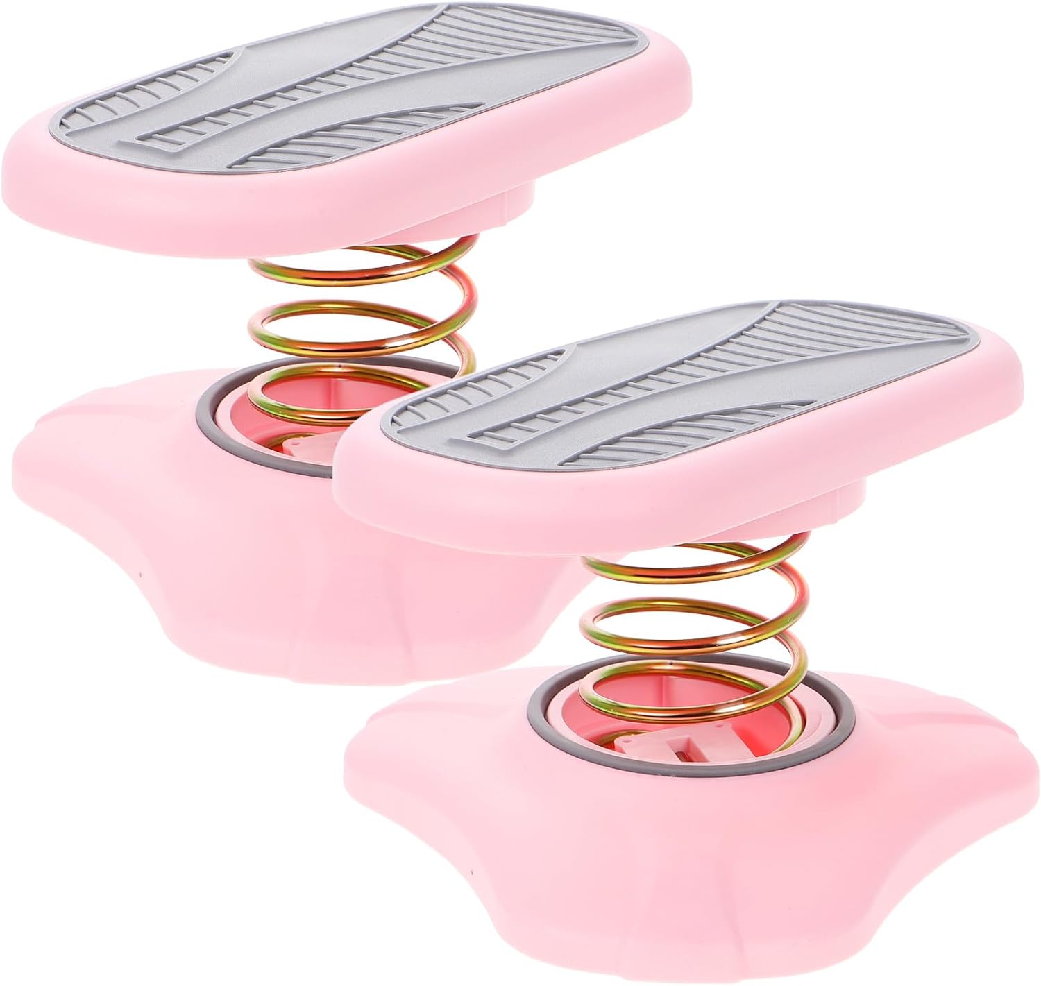 Ciieeo 2pcs Pink Ergonomic Foot Rest Under Desk Adjustable Foot Stool for Office Chair and Airplane Travel, Multi-Functional Rocking Footrest for Leg Support and Relaxation