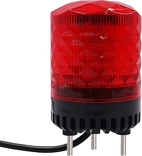 Industrial Warning Safety Flashing Beacon Strobe Lights DC9-30V 120dB Electrical Revolving Warning Lights for Emergency