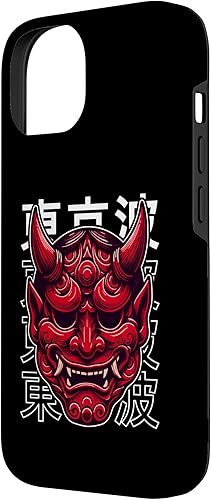 Miniatura 5 de Funda para iPhone 13 Hannya Oni Mask Devil Yokai Demon Oni japonés