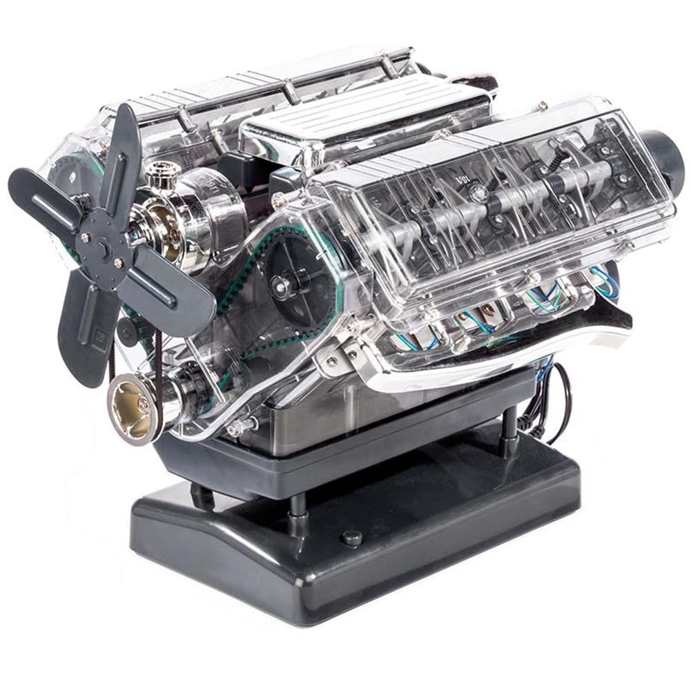 Kit Modèle Moteur V8 — Réplique à Double Arbre, 8 Cylindres!!