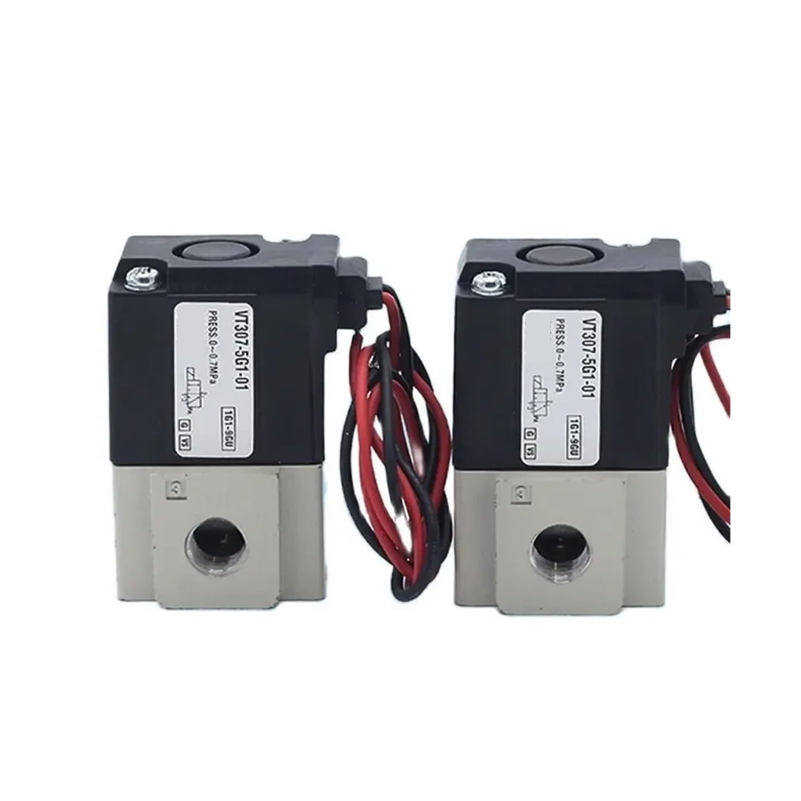 NACODLUL 1pcs Vacuum solenoid valve VT307-5G/5G1-01/02 VT307V-3/4/6G1-01/02 VT307E-5GS VT307 VT317(VT307-5G1-02)