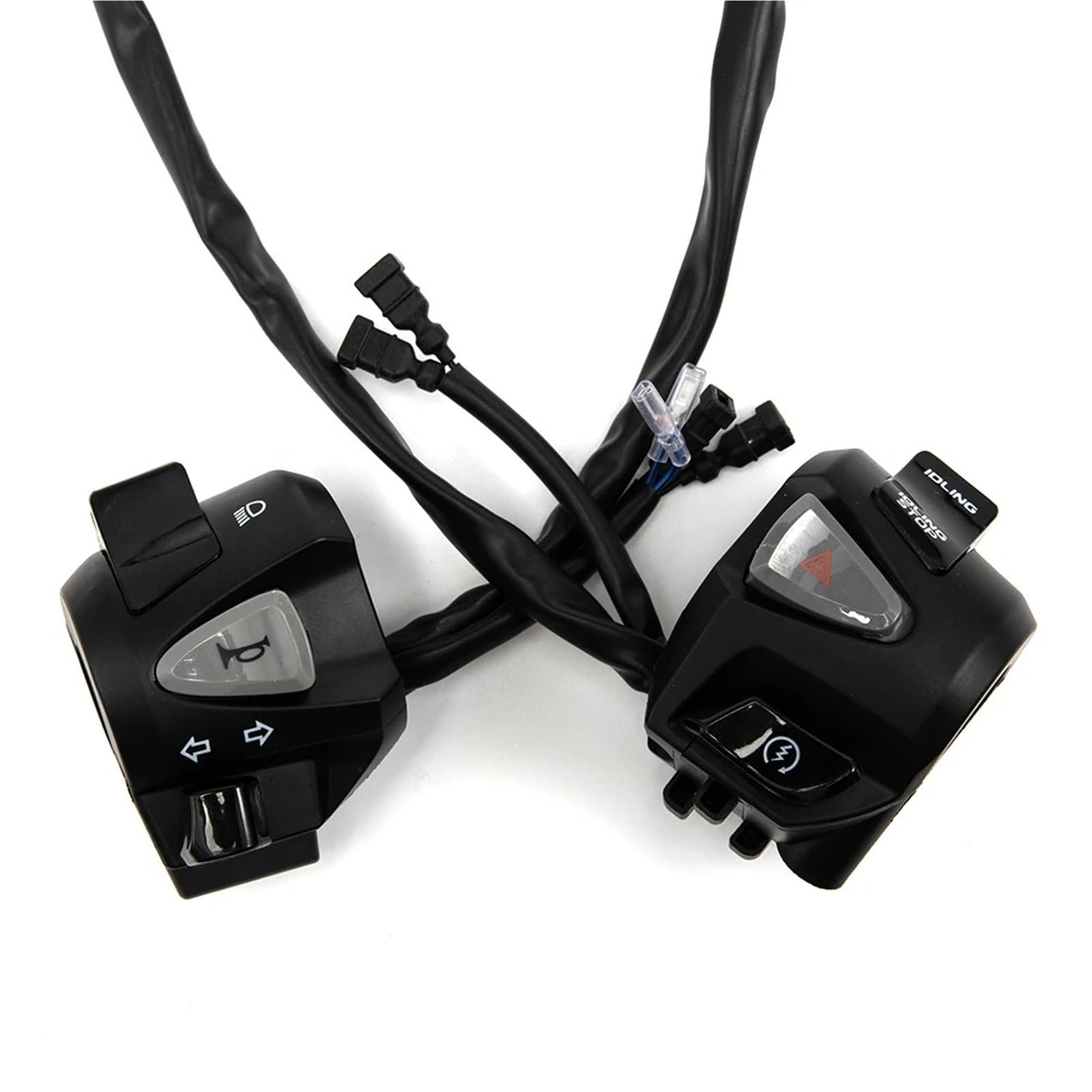 Moto Interruptor Interruptor Manillar Universal Para Motocicleta Manija 7/8" 22 Mm Bocina Luces Intermitentes Faros Arranque Eléctrico Controlador