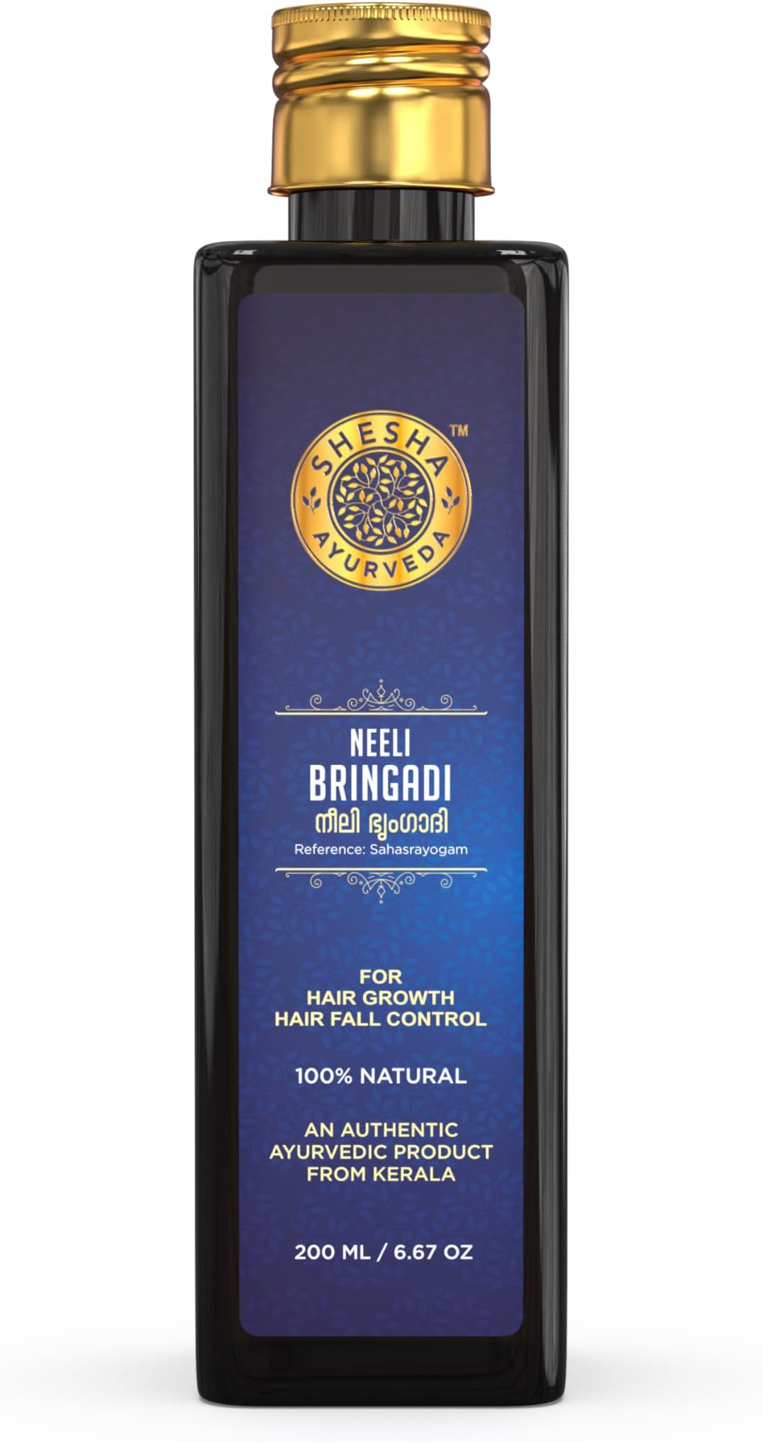 Ayurveda NeeliBringadi Ayurvedic Hair Oil for Hair Growth and Hair Fall Control Oil 200ml Classical Ayurvedic Formulation.