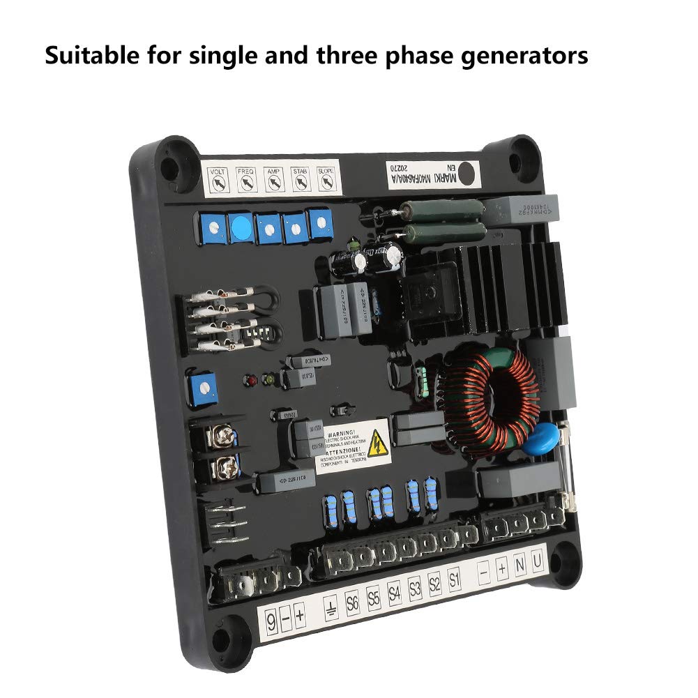M40FA640A Scheda Regolatore di Tensione Automatico 50/60Hz 170-277 V Generatori Brushless Scheda di Controllo Alternatore Accessori per Generatore 1 e 3 Fasi