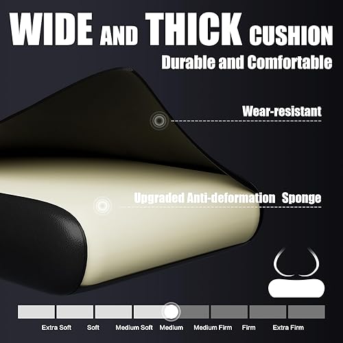 Miniatura 5 de Silla de juegos con reposapiés, estilo carreras, soporte lumbar, masajeador, silla de videojuegos con patas de metal, silla de jugador de respaldo