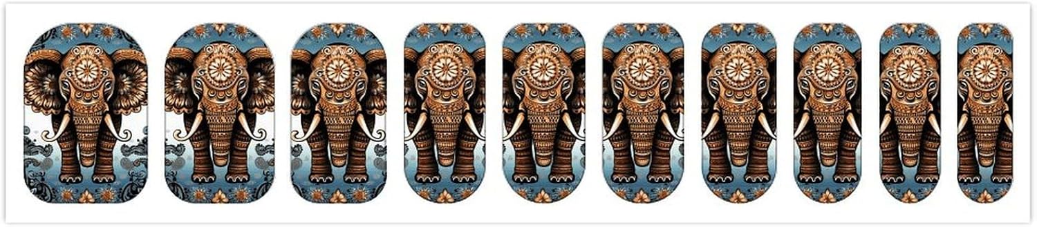 Nail Strips Bundle Full Wrap Long Lasting Nail Polish Strips Easy Application and Removal Salon Quality Self Adhesive Art Stickers for Women Gifts