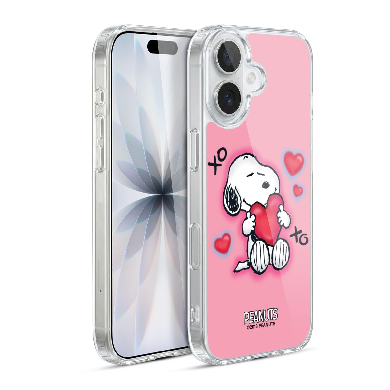 Head Case Designs Officially Licensed Peanuts XOXO Snoopy Boardwalk Airbrush Gel Case [Military Grade Protection] Compatible with Apple iPhone 17