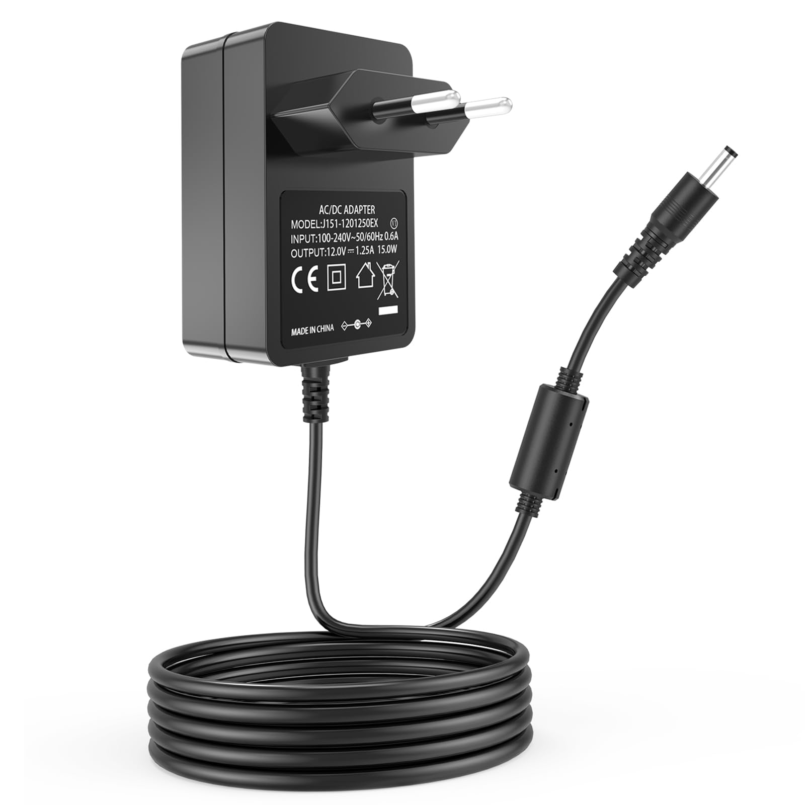 15W Adaptador de Fuente de alimentación para Lanzamiento de Alexa Echo Pop 2023,Amazon Echo Dot (3rd 4th 5th Gen), Echo Show 5 (1st 2nd Gen), Echo Spot, Echo Dot 3rd, Fire TV Cube y más