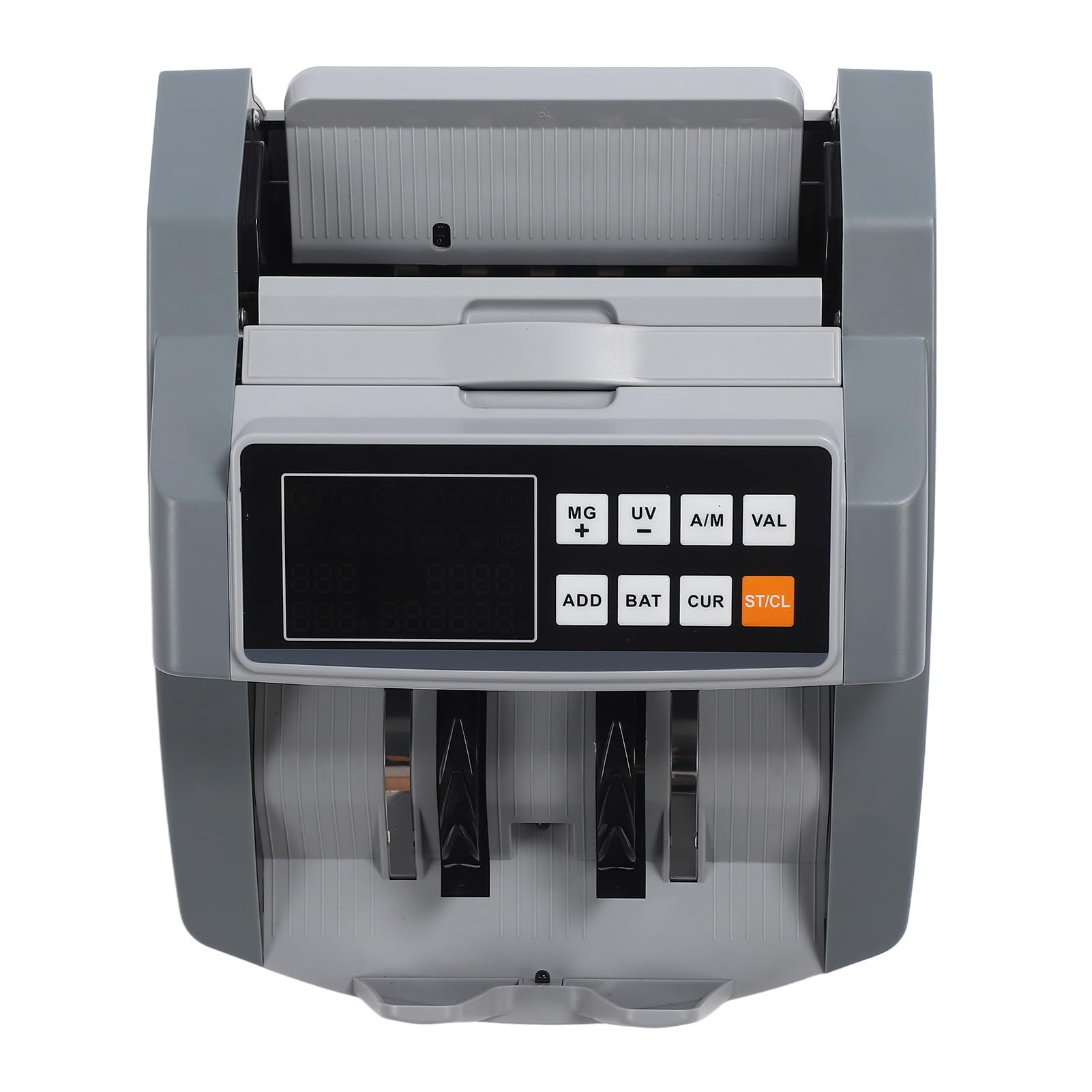 Contasoldi con Conteggio del Valore, Rilevamento Contraffazione MG/UG/IR Contatore di Banconote, Display LCD Dollaro Euro CHN Modalità Aggiunta e Batch Contatore di Cassa (Spina