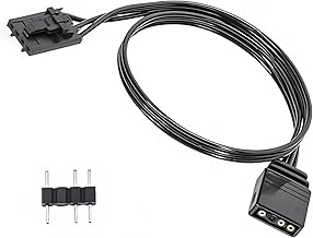 RGB Adapter Cable for Corsair Controllers, Compatible with QL LL120 Fans, ARGB Adapter, 5V and 3 Pin Connector, Length 25 cm, Godlight Sync 4PIN