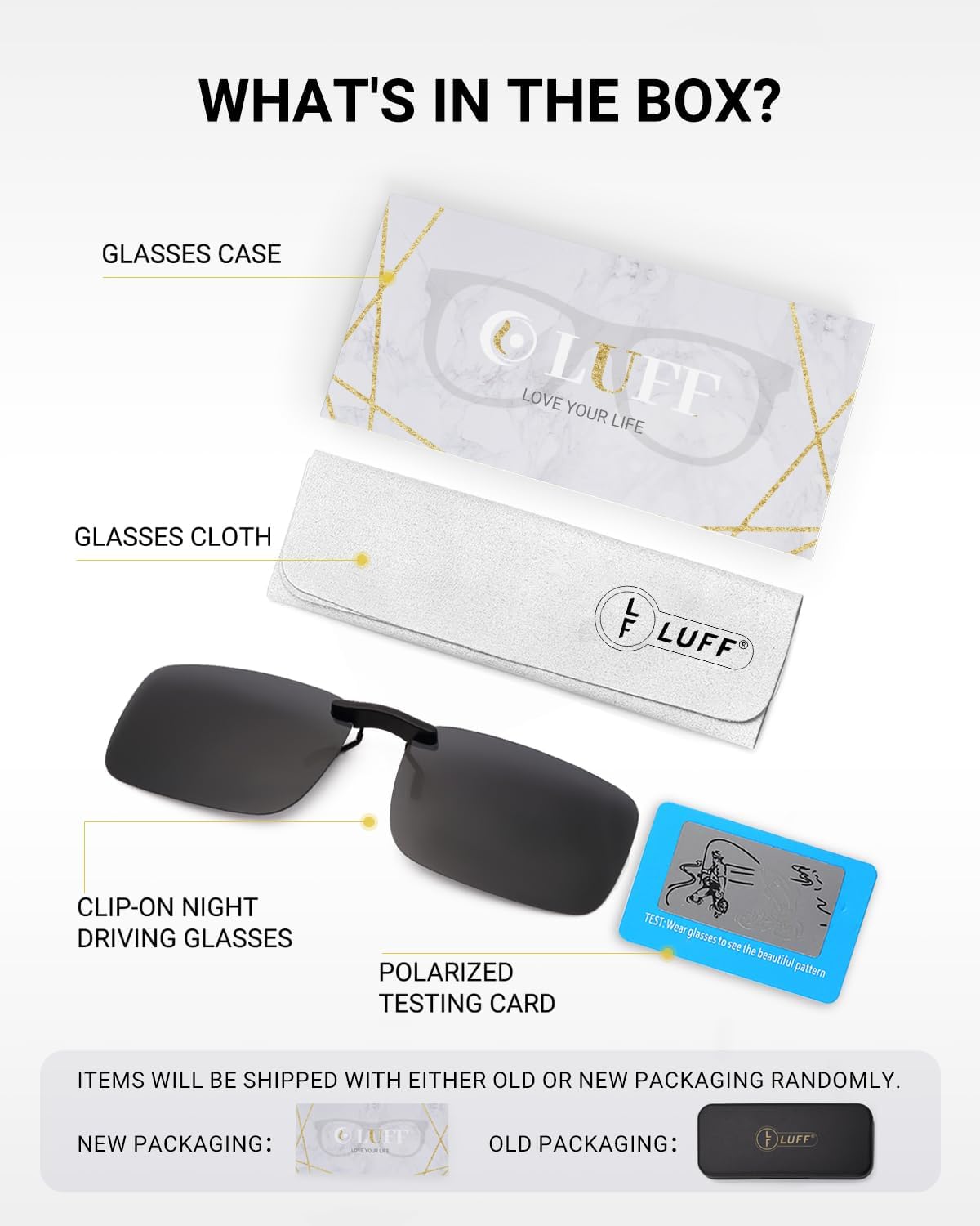 LUFF Polarized Clip on Sunglasses for women and men,sunglasses clip for car visor,UV400 Outdoor/Driving/Fishing - Image 6