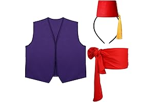 Best Aladdin Cosplay Costume Accessories Kit for Halloween!