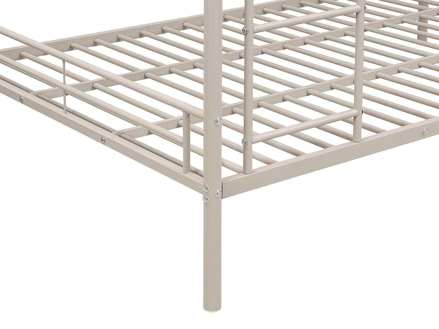 Vente-unique - Lits superposés - 2 x 120 x 190 cm - Beige - DUOTIS II