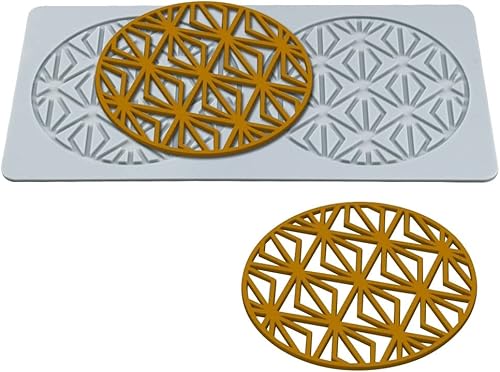 Miniatura 2 de Molde geométrico de silicona para pastel de fondant, moldes de caramelo de chocolate 3D para decoración de cupcakes de chocolate, decoración de