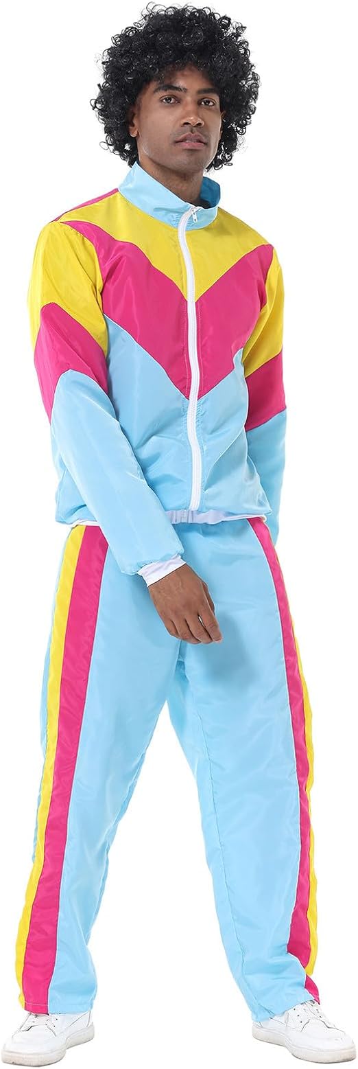 RUMAOZIA Pride Outfit LGBTQ Costume Arc-en-ciel Pour Homme Avec T