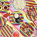 Rainbow Birthday Party Supplies Set Plates Napkins Cups Tableware Kit for 16