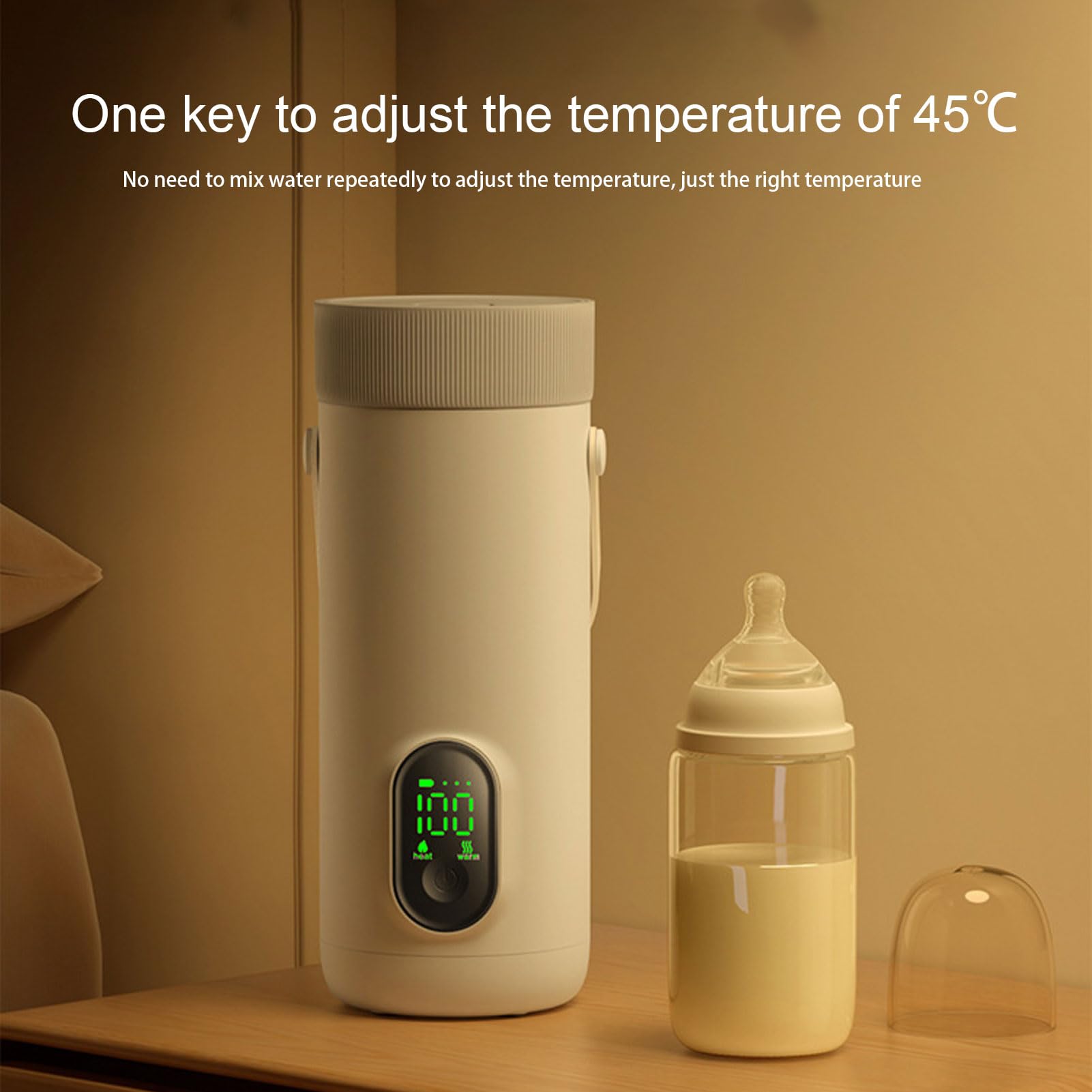 FILFEEL Bouilloire électrique de Voyage – Chaudière Portable sans Fil en Acier Inoxydable de 350 Ml avec Batterie de 27 000 MAh, ébullition Rapide en 10 Minutes à 100 °C, Température de 45 à 100 °C,