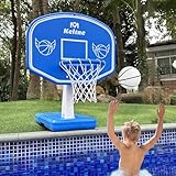 Dahivs Pool Basketball Hoop, Large Poolside Basketball Hoop for...