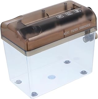 Parliky Trituradora De Papel Mini Trituradora De Papel Trituradora De Papel Doméstica Trituradora De Papel A4 Trituradora De Mesa Manual A4 Máquina De Corte De Papel A4 Máquina De Corte