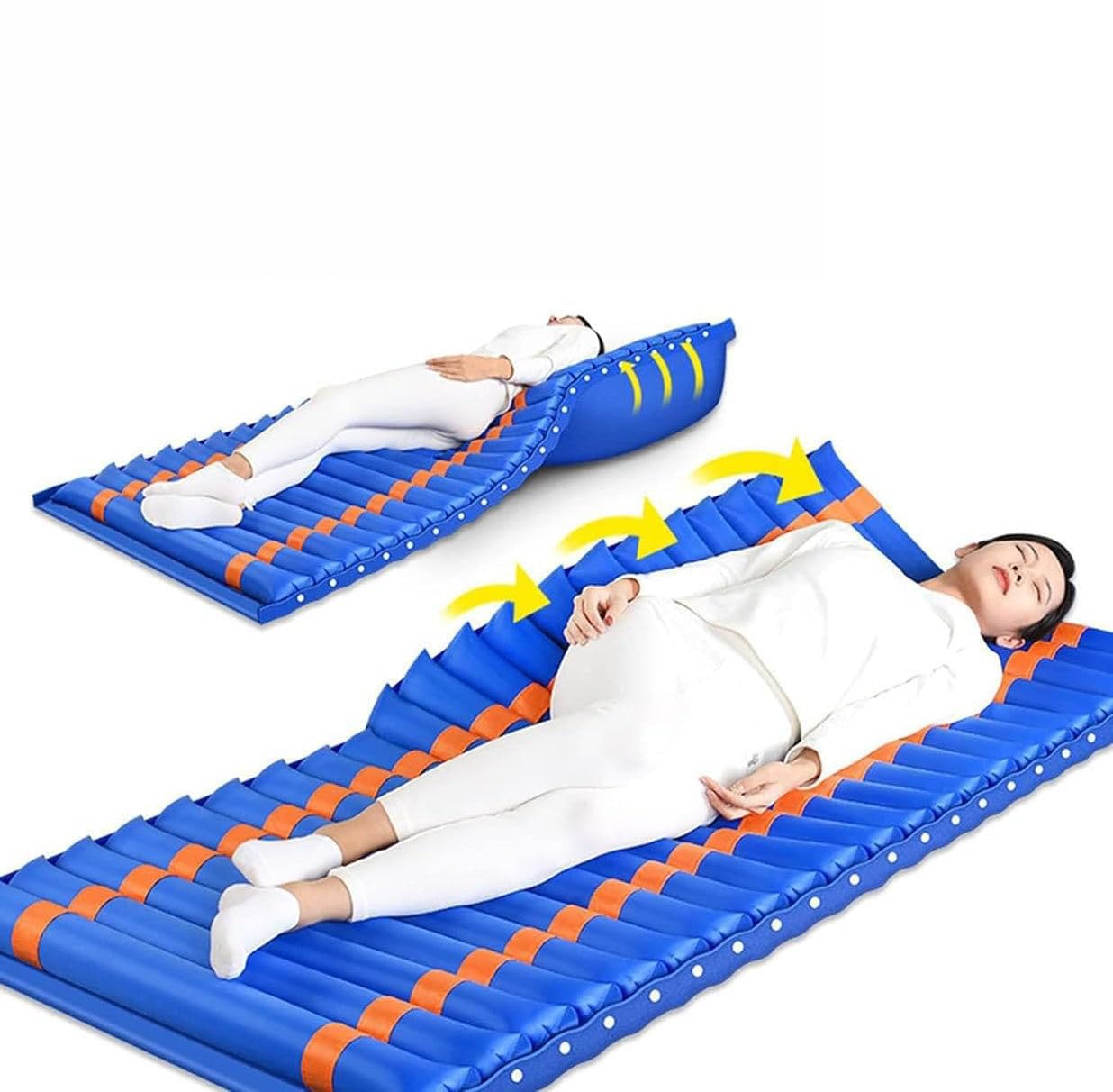 Colchón antiescaras, colchón Inflable de Aire alternado, para la prevención de úlceras por presión y escaras, Levanta la Espalda.