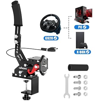aikeec USB Handbrake Clamp for Xbox G920, PC G25 G27 G29 G920 T300