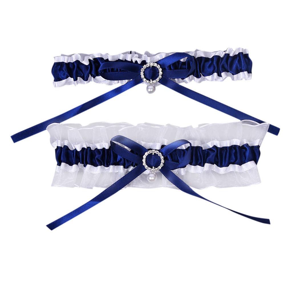 Design Bride Lace Floral Garter Garter Flower Belt Set