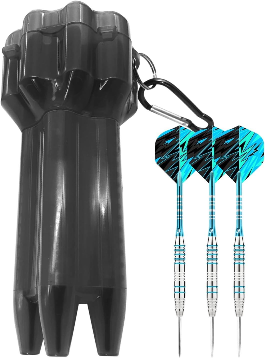 3-Dart Case - Hard Tips Carrier Box - Extendable Hard 3-Dart Capacity Container for Home Outdoor Restaurant Game Room Practice Competition