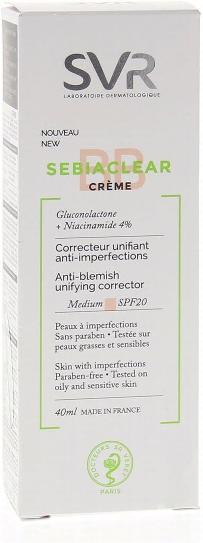 SVR Sebiaclear BB Cream 40ml - Colour : Medium
