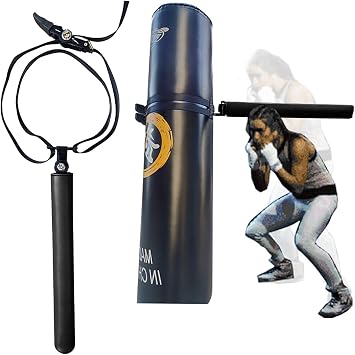 TREGOO Wing Chun Dummy Spinning Arms Training Equipment for Bundled Sandbag, Indoor Martial Arts Man Pile Exercise Device, Tai Chi Wing Chun Practice Punching Stick
