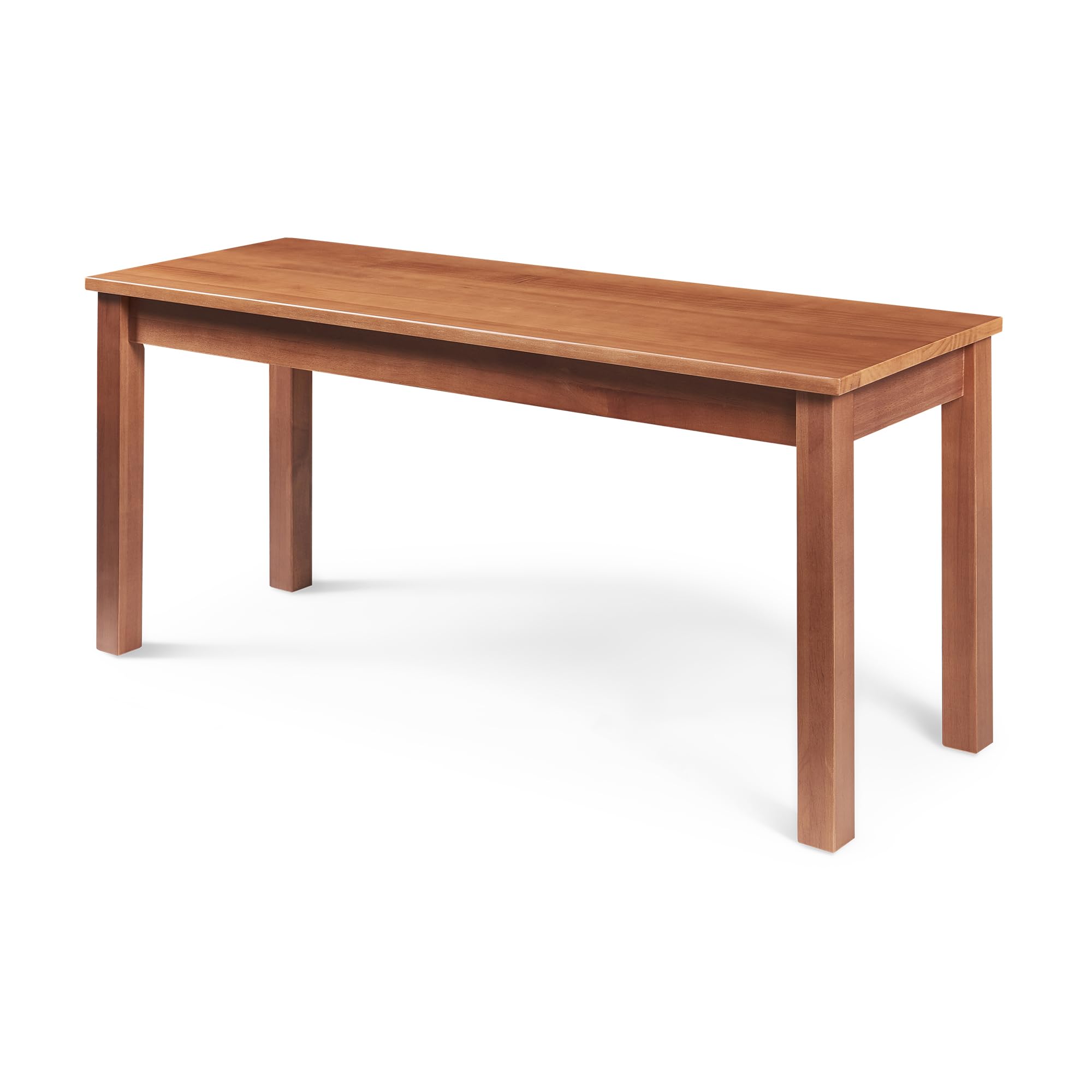 [en.casa] Banc de Salle à Manger Banquette avec Protections de Sol Siège Confortable Assise Spacieuse Excellente Stabilité pour Invités Fêtes Bois de Pin 100 x 35 x 45 cm Effet Noyer