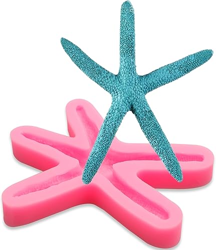Miniatura 8 de Moldes de silicona para estrellas de mar para fondant, chocolate marino para decoración de pasteles, cupcakes, dulces, 3 paquetes