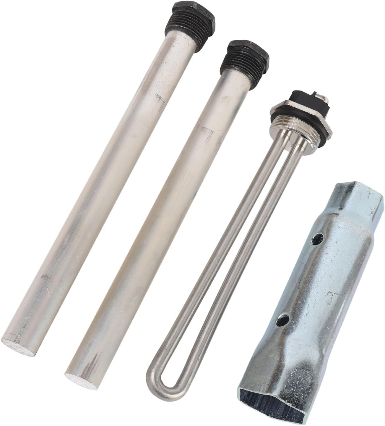 RV Water Heater Kit Enhanced Performance for RV Water Heater with Anode Rods and Wrench Socket, for Owners