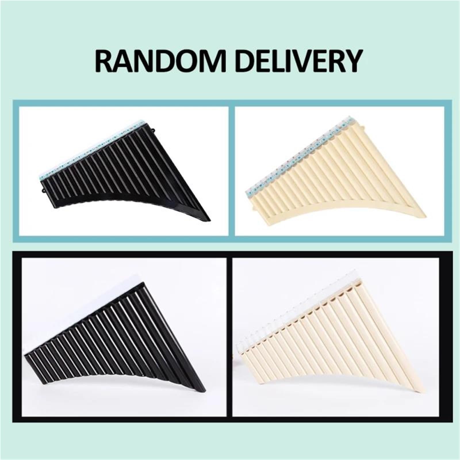 Flauto Di Pan Professionale Flauto Di Pan A 18 Tubi Strumento A Fiato Per Flauto Di Pan Chiave C Per Principianti Con Borsa Per Il Trasporto(Black)