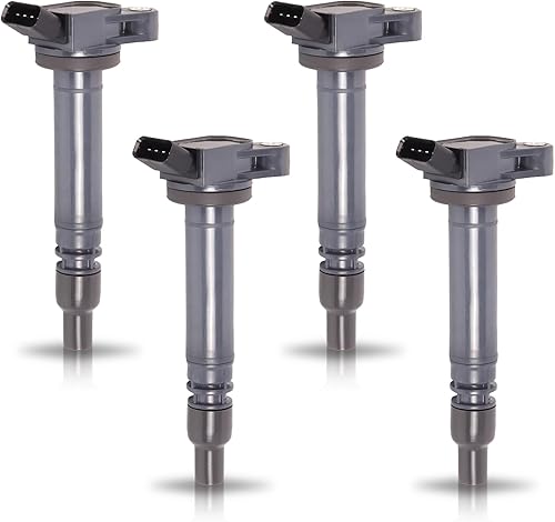 ENA Juego de 4 Bobinas de Encendido 2.5L 2.7L L4 2009 2010 2011 2012 2013 2014 2015 Compatible con Toyota Lexus Scion Highlander RAV4 Camry Avalon
