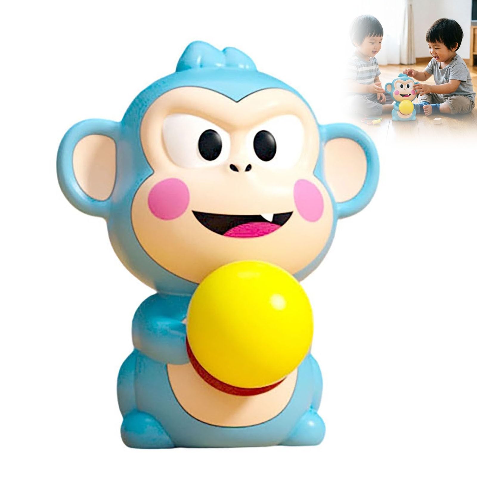 Catapult - Juego divertido para niños, broma, mono, catapulta, juego interactivo al aire libre, cumpleaños, niños, niñas, exteriores, hogar, camping, jardín, para jugar (azul, talla única)