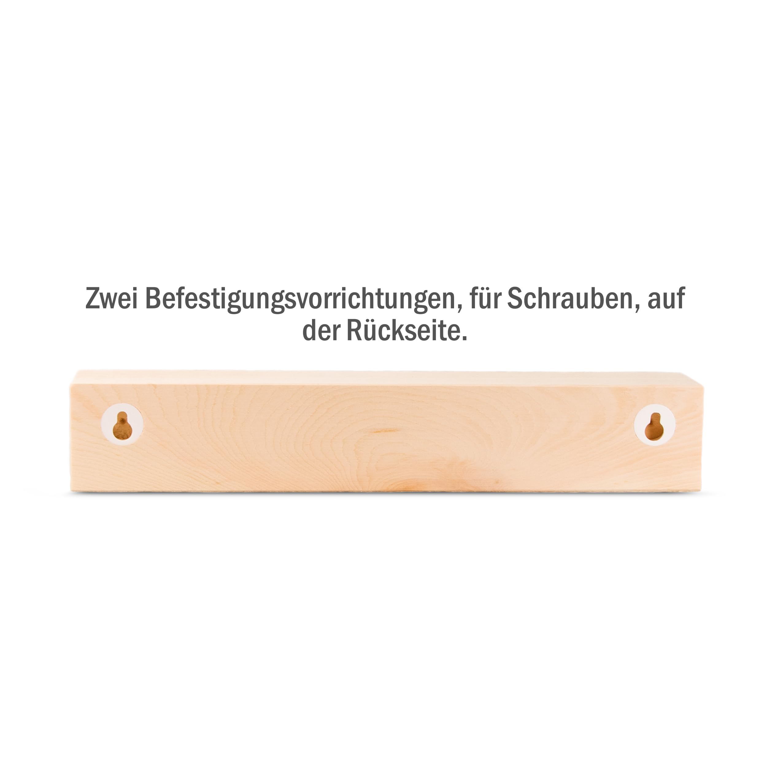 Schlüsselboard Ablage aus Zirbenholz | Schlüsselablage mit Magnet | BHT ca. 30cm x 5cm x 5,5cm | Schlüsselleiste - Wandorganizer - Aufbewahrung - Schlüsselbrett