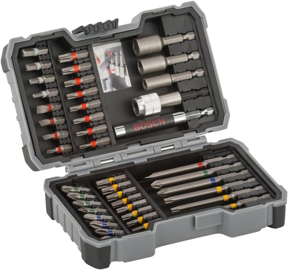 Bosch Professional 43-piece Screwdriver Bit Set (Accessories for Rotary Drill)