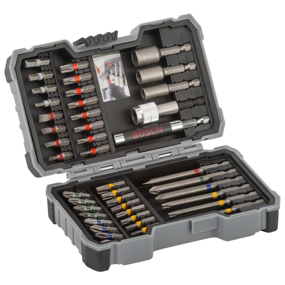 Bosch 2607017164 43 Piece Bit-/Nut setter Masonry Drill Bit Sets
